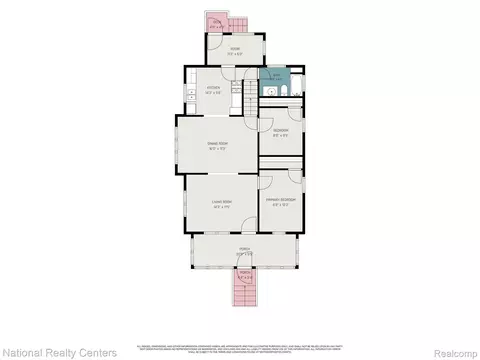 Floorplan - 419 John M Ave, Clawson, MI 48017 photo 2 of 3