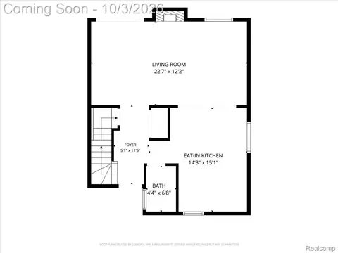 Floorplan - 2824 Roundtree Dr, Troy, MI 48083 photo 1 of 3