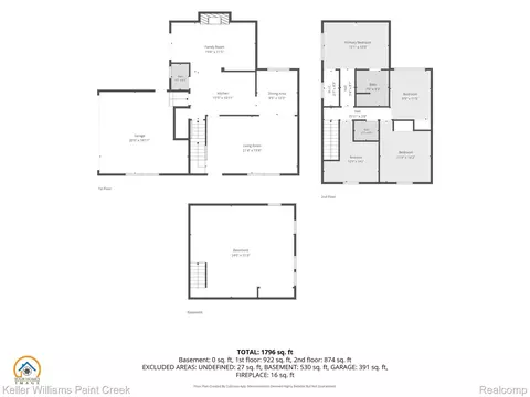 Floorplan - 3308 Spring Meadow Dr, Rochester, MI 48306 photo 1 of 1
