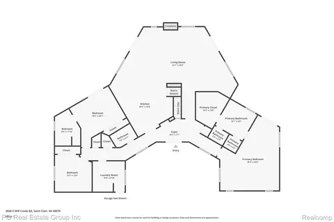 Floorplan - 2848 E Mill Creek Rd, St. Clair, MI 48079 photo 1 of 3
