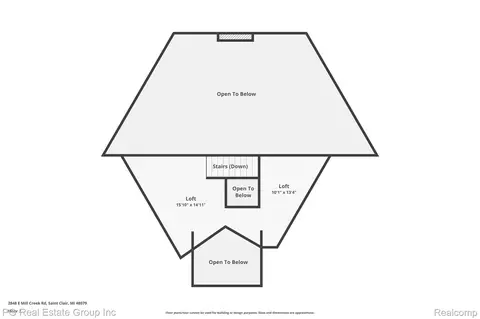 Floorplan - 2848 E Mill Creek Rd, St. Clair, MI 48079 photo 2 of 3