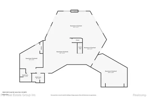 Floorplan - 2848 E Mill Creek Rd, St. Clair, MI 48079 photo 3 of 3