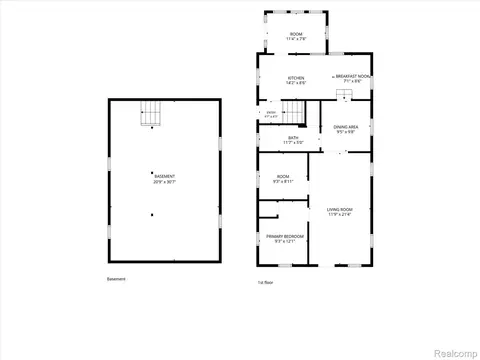 Floorplan - 1116 E 8th St, Monroe, MI 48161 photo 1 of 1