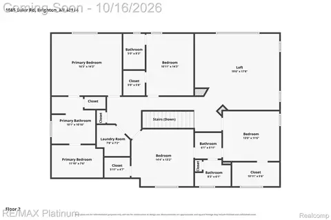 Floorplan - 1885 Euler Rd, Brighton, MI 48114 photo 2 of 4