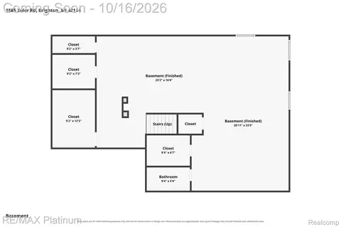 Floorplan - 1885 Euler Rd, Brighton, MI 48114 photo 3 of 4
