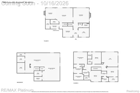 Floorplan - 1885 Euler Rd, Brighton, MI 48114 photo 4 of 4