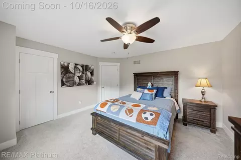 Bedroom - 1885 Euler Rd, Brighton, MI 48114 photo 6 of 8