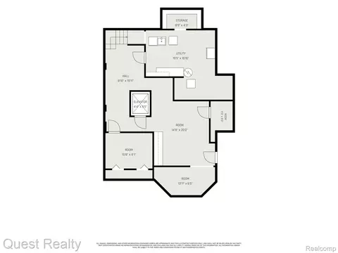 Floorplan - 499 Allen Ave, Clawson, MI 48017 photo 2 of 3