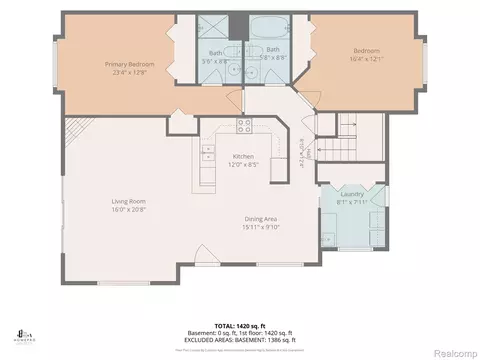 Floorplan - 261 Aberdeen Ct, Flushing, MI 48433 photo 2 of 3
