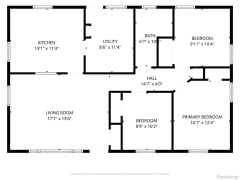 Floorplan - 9350 Biddle St, Romulus, MI 48174 photo 1 of 1