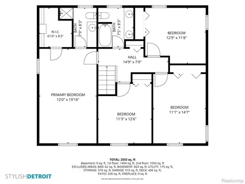 Floorplan - 3688 Estates Dr, Troy, MI 48084 photo 3 of 4
