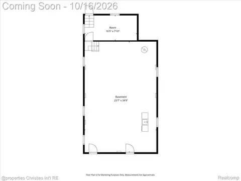 Floorplan - 890 E Bennett Ave, Ferndale, MI 48220 photo 1 of 4