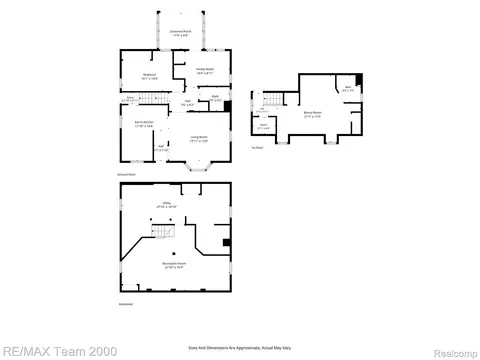 Floorplan - 22355 Olmstead St, Dearborn, MI 48124 photo 1 of 1
