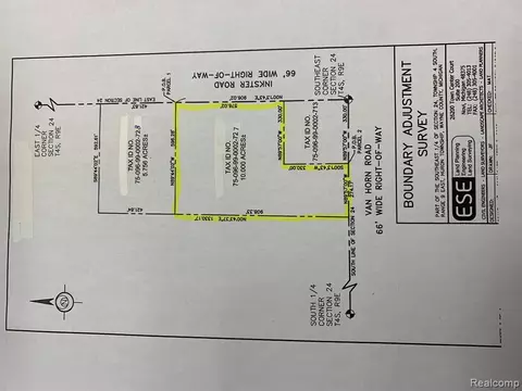 Vacant Van Horn Road, New Boston, MI 48164