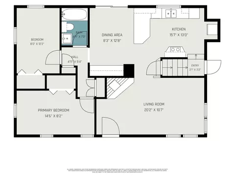 Floorplan - 220 E James St, Lawrence, MI 49064 photo 1 of 2