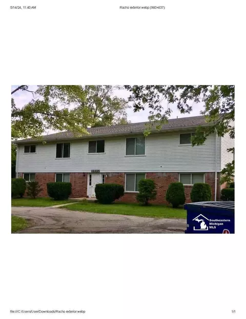 18225 Racho Rd, Brownstown, MI 48192