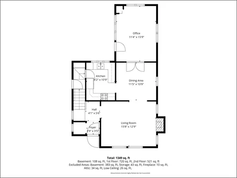 Floorplan - 1425 E Park Pl, Ann Arbor, MI 48104 photo 1 of 3