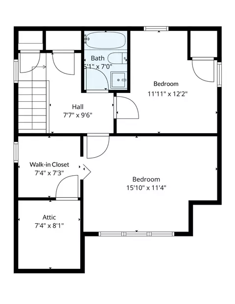 Floorplan - 1425 E Park Pl, Ann Arbor, MI 48104 photo 2 of 3