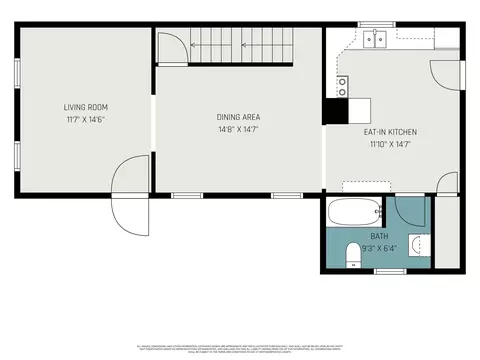 Floorplan - 231 W Biddle St, Jackson, MI 49203 photo 1 of 3