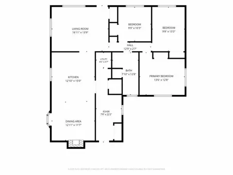 Floorplan - 396 S Silver St, Bad Axe, MI 48413 photo 1 of 1