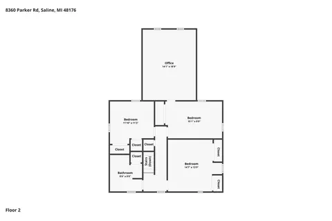 Floorplan - 8360 Parker Rd, Saline, MI 48176 photo 2 of 5