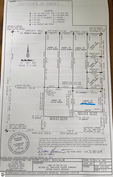 A Bailey Road, Mancelona, MI 49659