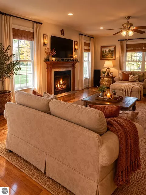 Living - 99 N Alamando Rd, Shepherd, MI 48883 photo 2 of 3