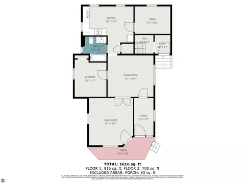 Floorplan - 218 E River St, Cadillac, MI 49601 photo 1 of 2