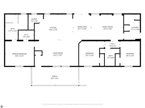 Floorplan - 433 Alexander Rd, Vanderbilt, MI 49795 photo 1 of 1