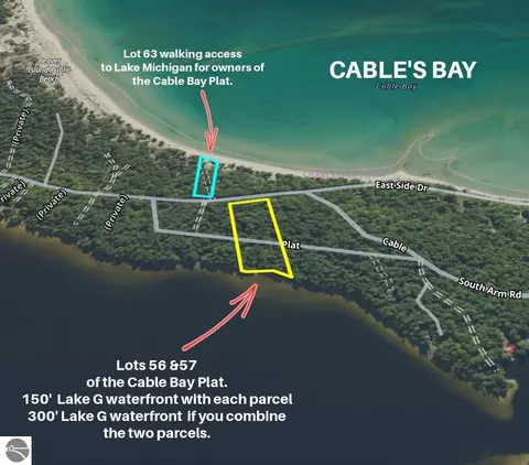 lot S 56 57 Spaulding Dr, Beaver Island, MI 49782