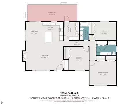 Floorplan - 437 4th St, Lupton, MI 48635 photo 2 of 2