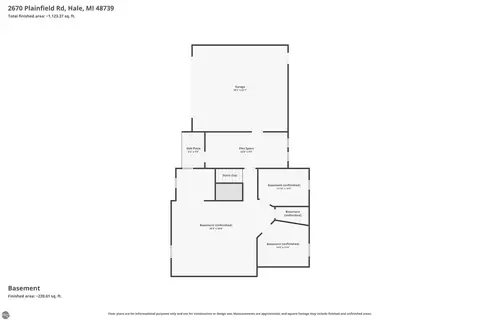 Floorplan - 2670 Plainfield Rd, Hale, MI 48739 photo 3 of 3
