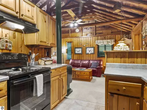 Kitchen - 8646 Deadstream Rd, Honor, MI 49640 photo 4 of 6