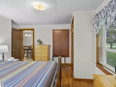 Bedroom - 8646 Deadstream Rd, Honor, MI 49640 photo 10 of 10
