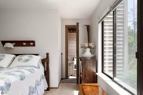 Bedroom - 11255 E Fort Rd #E-2, Suttons Bay, MI 49682 photo 4 of 5