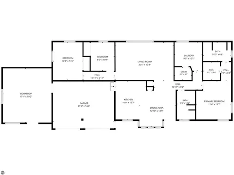 Floorplan - 6838 Williams Trl, Grayling, MI 49738 photo 1 of 1