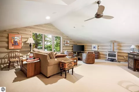 Living - 788 E Traverse Lake Rd, Cedar, MI 49621 photo 5 of 8
