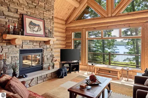 Living - 788 E Traverse Lake Rd, Cedar, MI 49621 photo 3 of 8