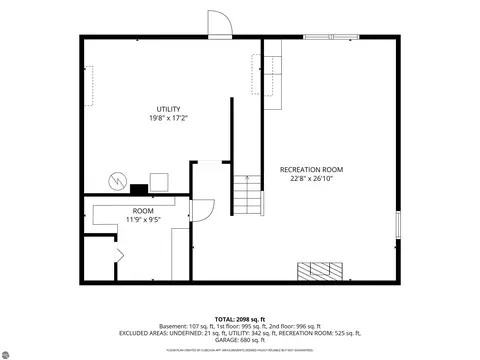 Floorplan - 7481 E Lincoln Rd, Cedar, MI 49621 photo 3 of 4