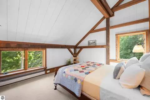 Bedroom - 6020 E Hackett Dr, Cedar, MI 49621 photo 6 of 9