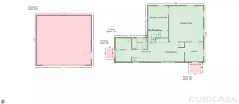 Floorplan - 293 Birch St, Harrison, MI 48625 photo 1 of 2