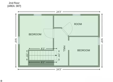 Floorplan - 293 Birch St, Harrison, MI 48625 photo 2 of 2