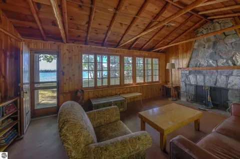 Living - 276 E Traverse Lake Rd, Cedar, MI 49621 photo 3 of 4