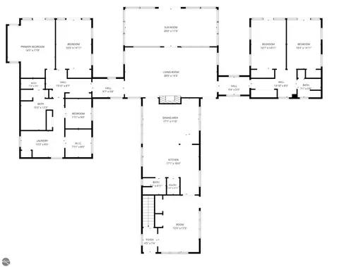 Floorplan - 3182 Twin Pine Rd, Grayling, MI 49738 photo 1 of 1