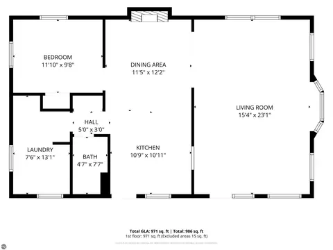 Floorplan - 2466 Miller Rd, Sears, MI 49679 photo 1 of 1