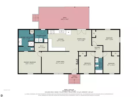 Floorplan - 691 N Duffield Rd, Sumner, MI 48889 photo 1 of 3