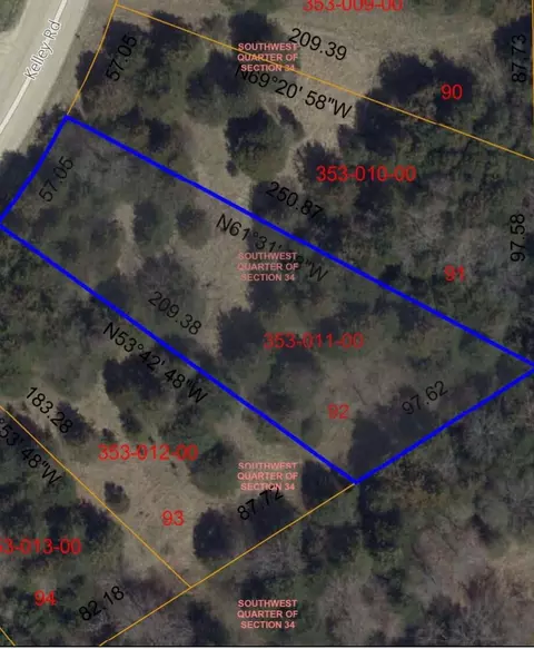 Lot 92 Kelley Road, Brooklyn, MI 49230