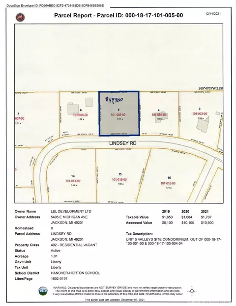 0 Lindsey Unit 5 Rd, Jackson, MI 49201 photo 2