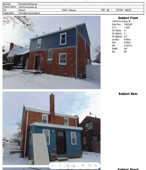16215 Archdale St, Detroit, MI 48235