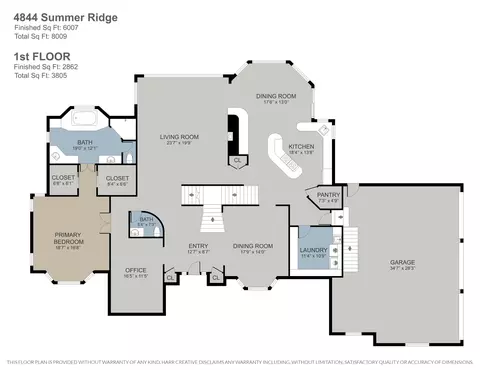 Floorplan - 4844 Summer Ridge Ct NE, Ada, MI 49301 photo 1 of 3